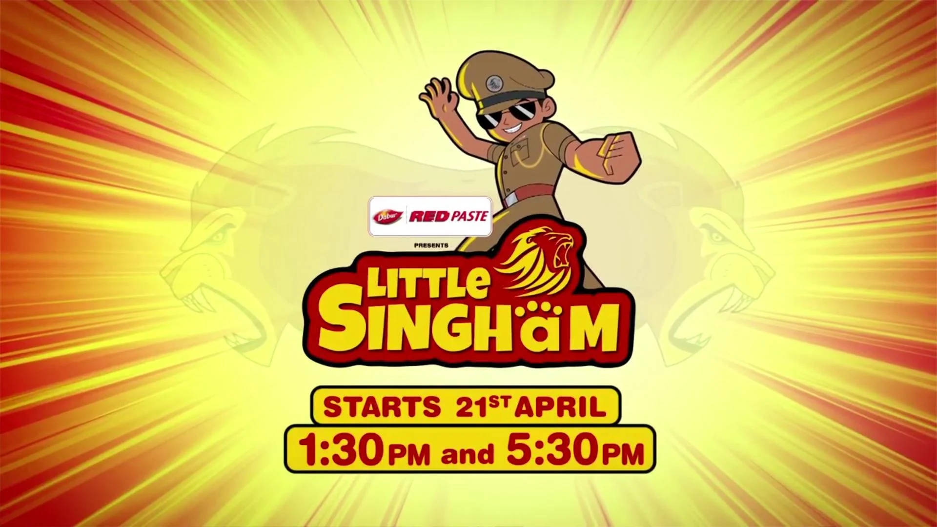 Little Singham In Action Background