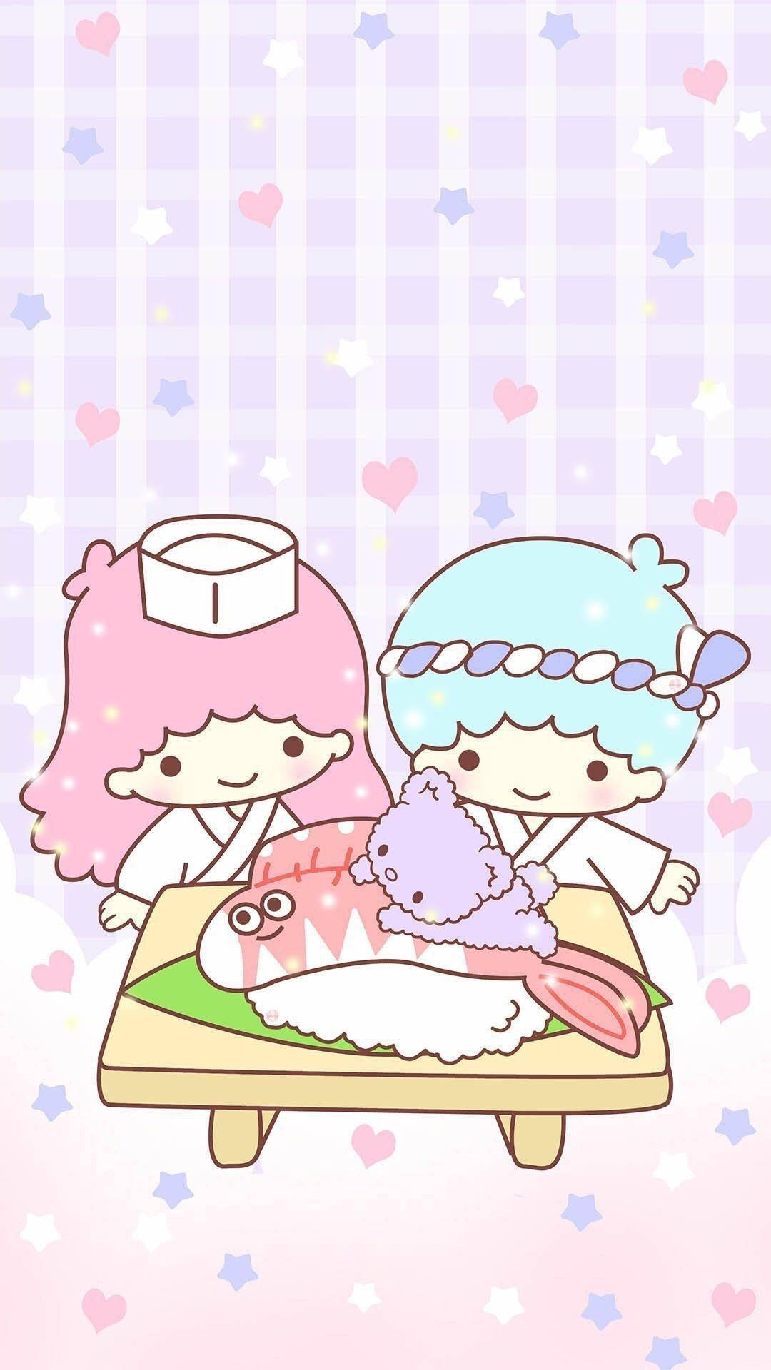 Little Twin Stars Chefs Background