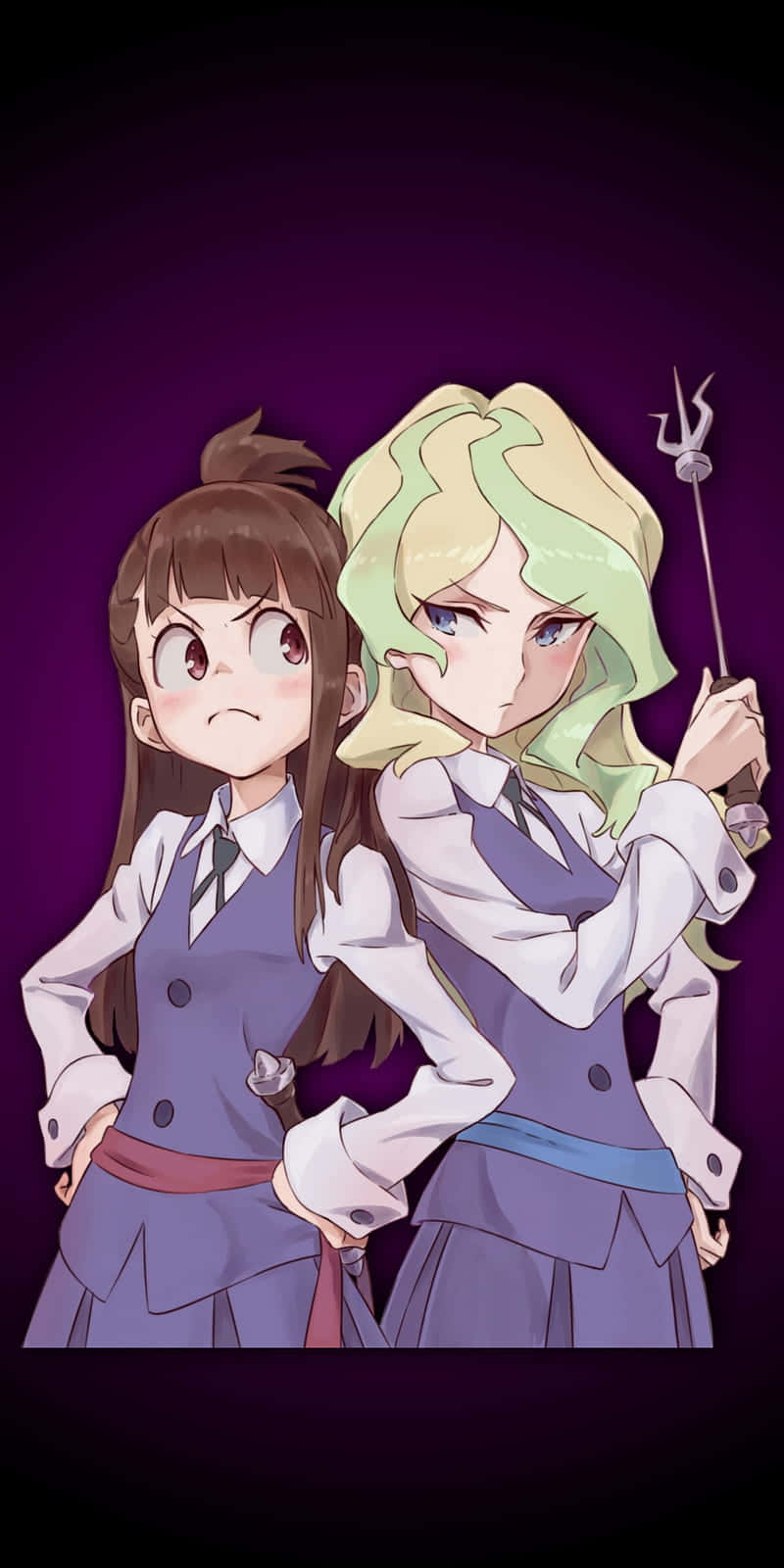 Little Witch Academia Atsuko And Diana