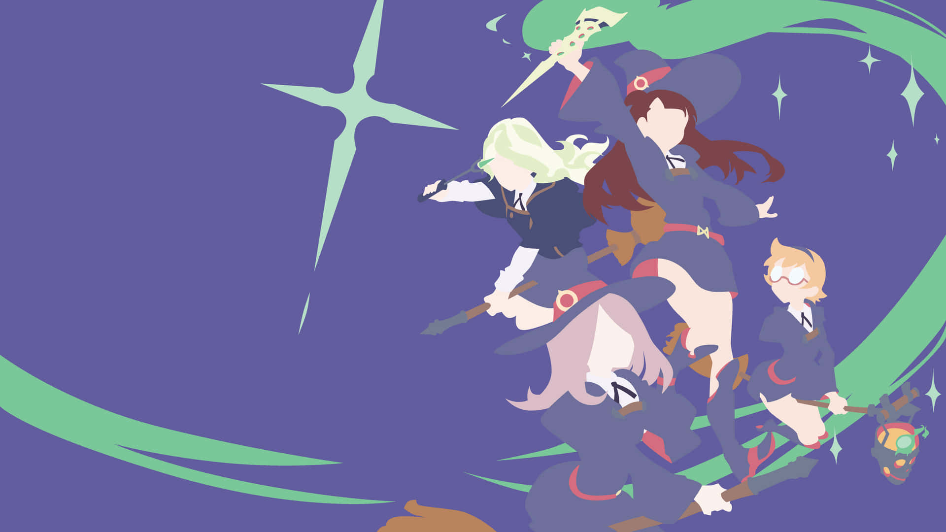 Little Witch Academia Characters Minimalist Aesthetic