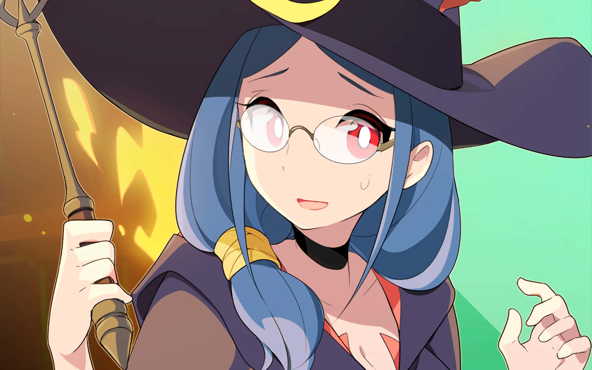 Little Witch Academia Professor Ursula Background