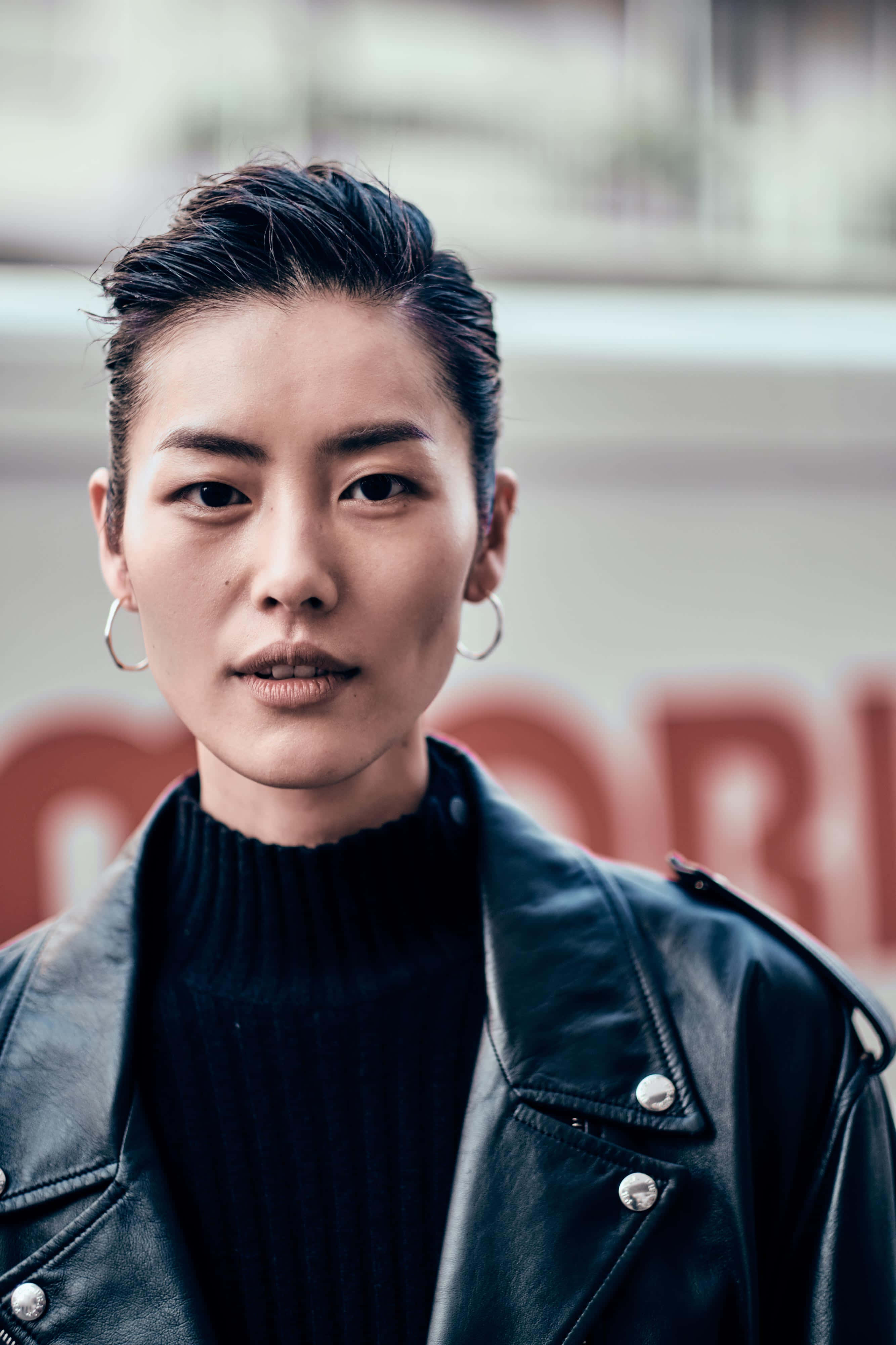 Liu Wen, Internationally Acclaimed Supermodel, In A Serene Candid Portrait Background