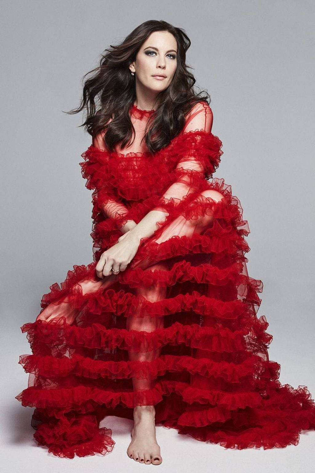 Liv Tyler Red Valentino Tulle Dress