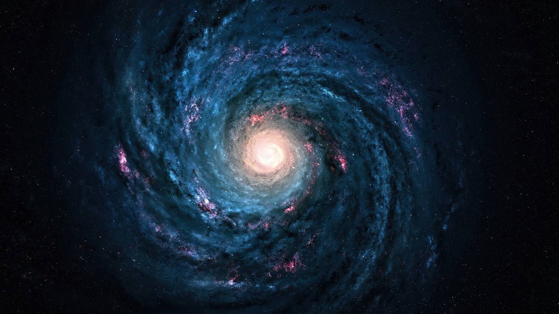 Live 4k Uhd Swirling Galaxy Background