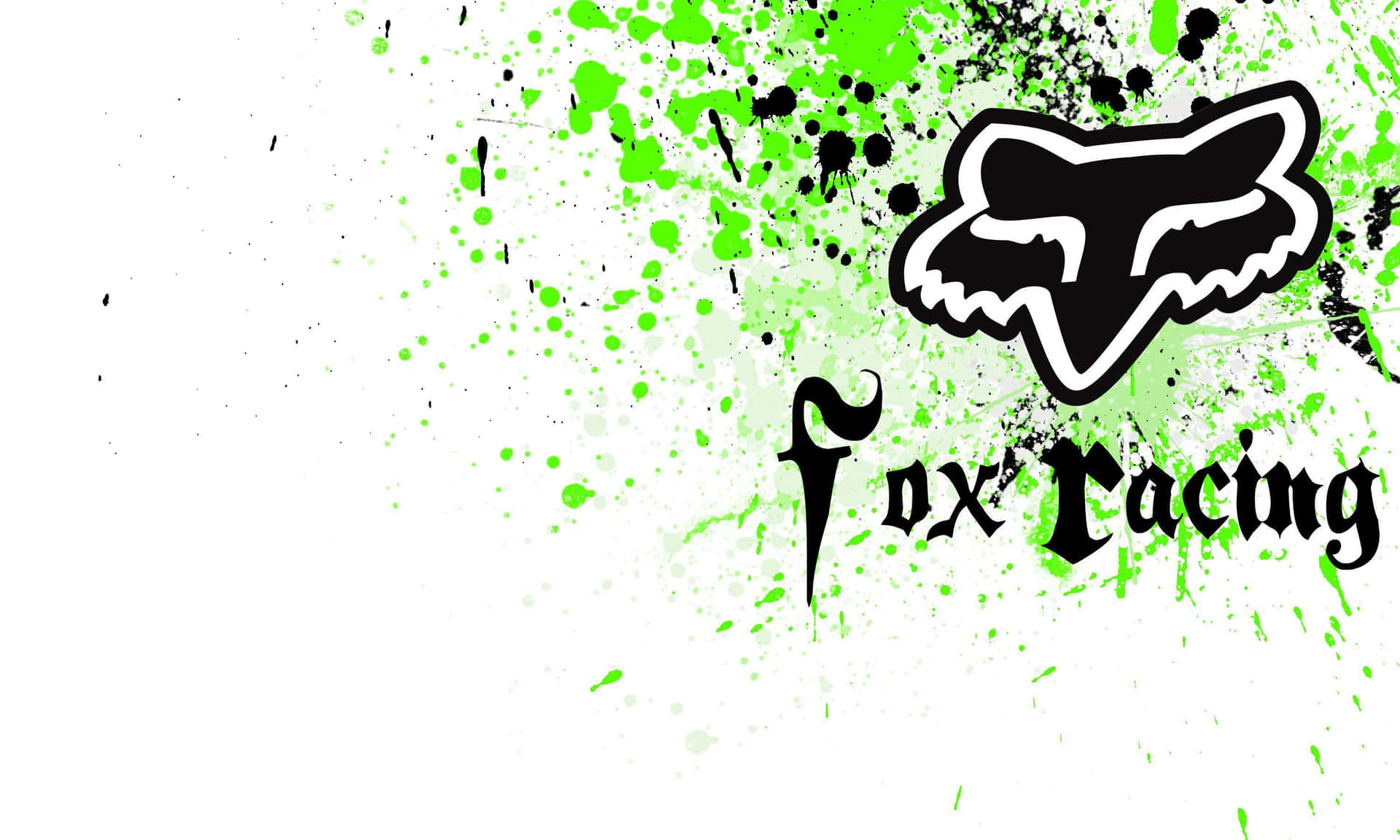 Live Fast And Ride With Fox Racing Background