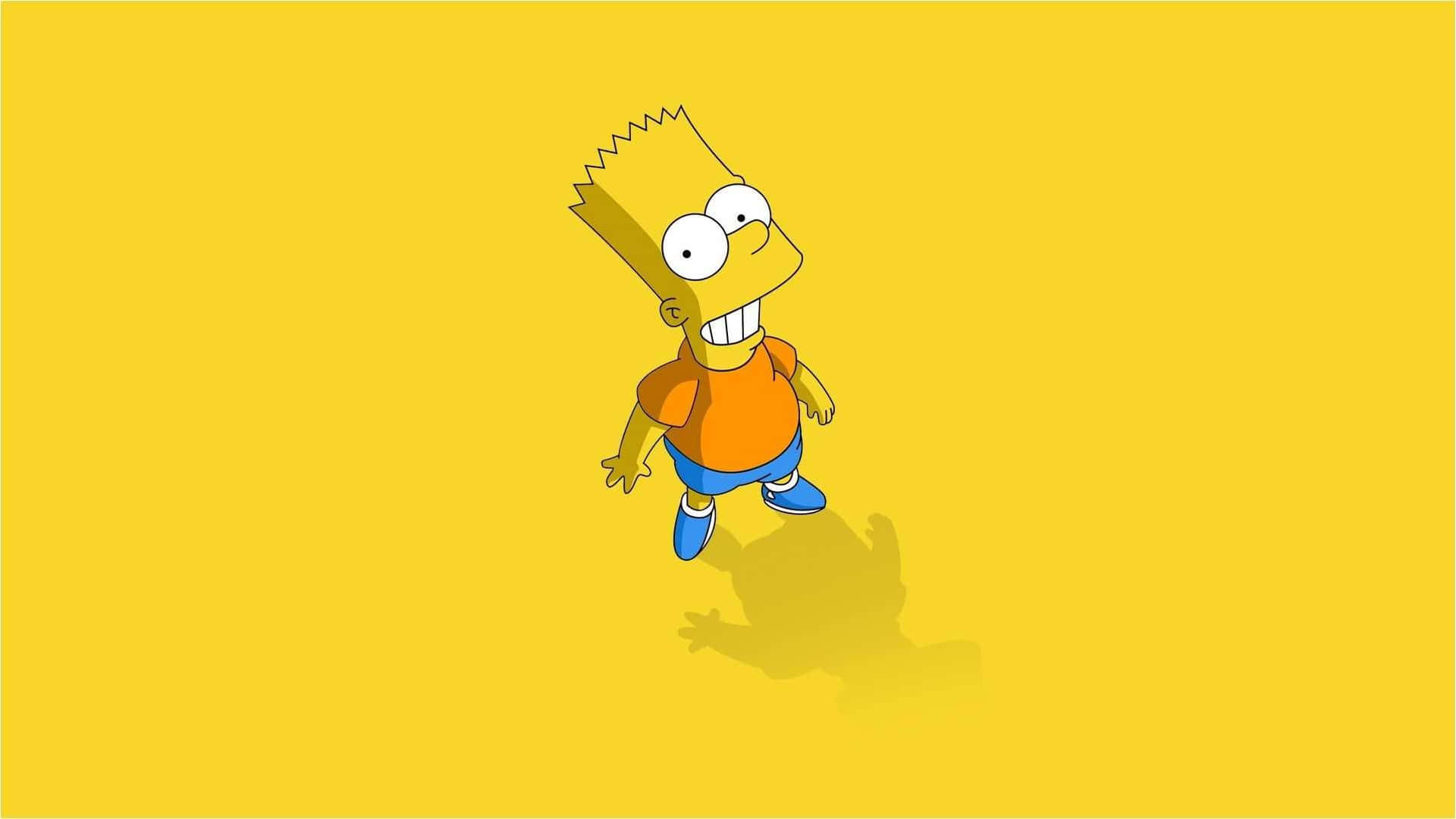 “live Free And Enjoy Yourself!” – Bart Simpson Background