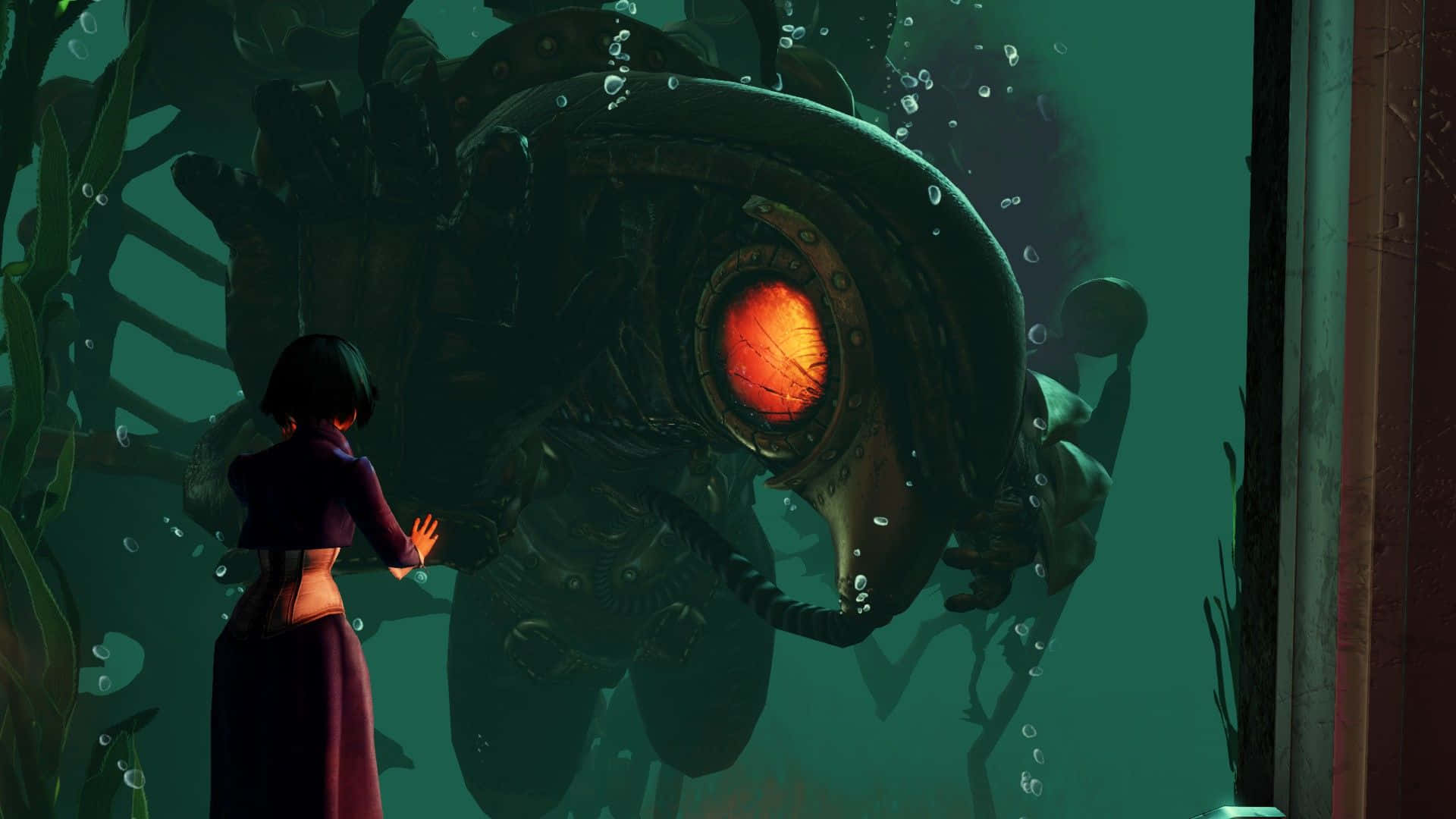 Live In A Beautiful, Underwater City Background
