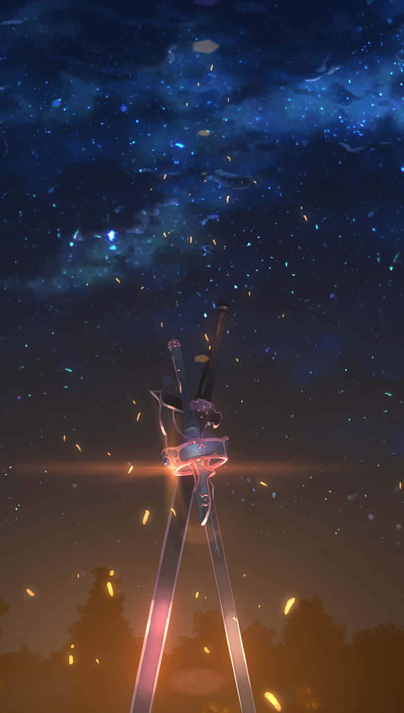 “live In The World Of Sword Art Online With This Iphone” Background