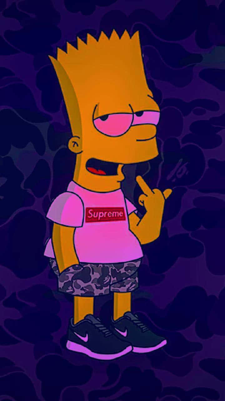 Live It Up With The Simpsons Background