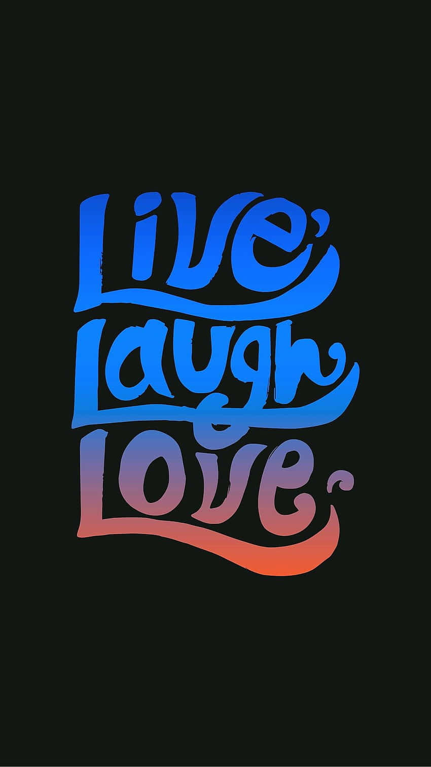 Live Laugh Love Multi-colored