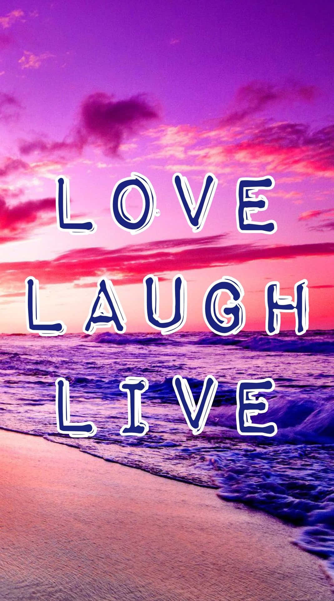 Live Laugh Love Sunset