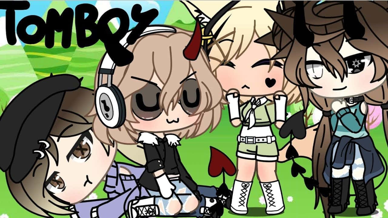Live Life - Gacha Life Tomboy Background