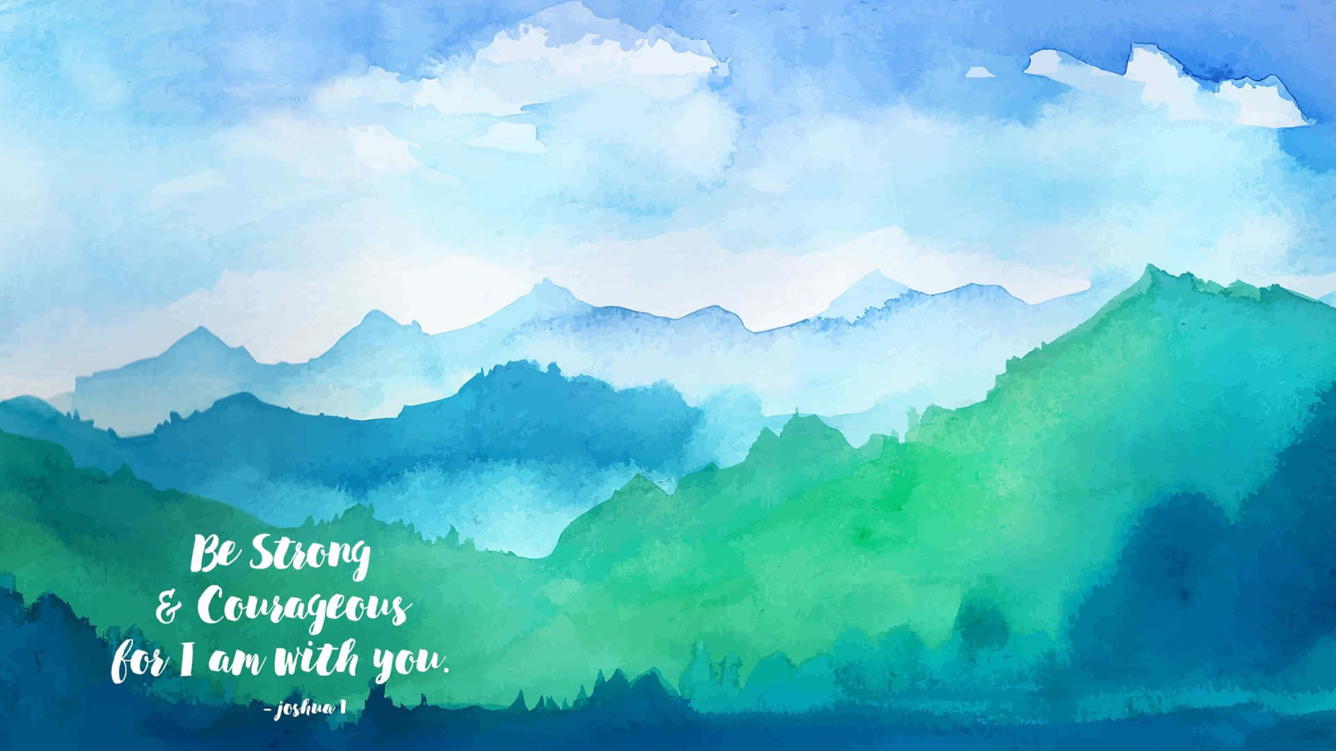 Live Life With Faith And Hope, Guided By Bible Verses. Background