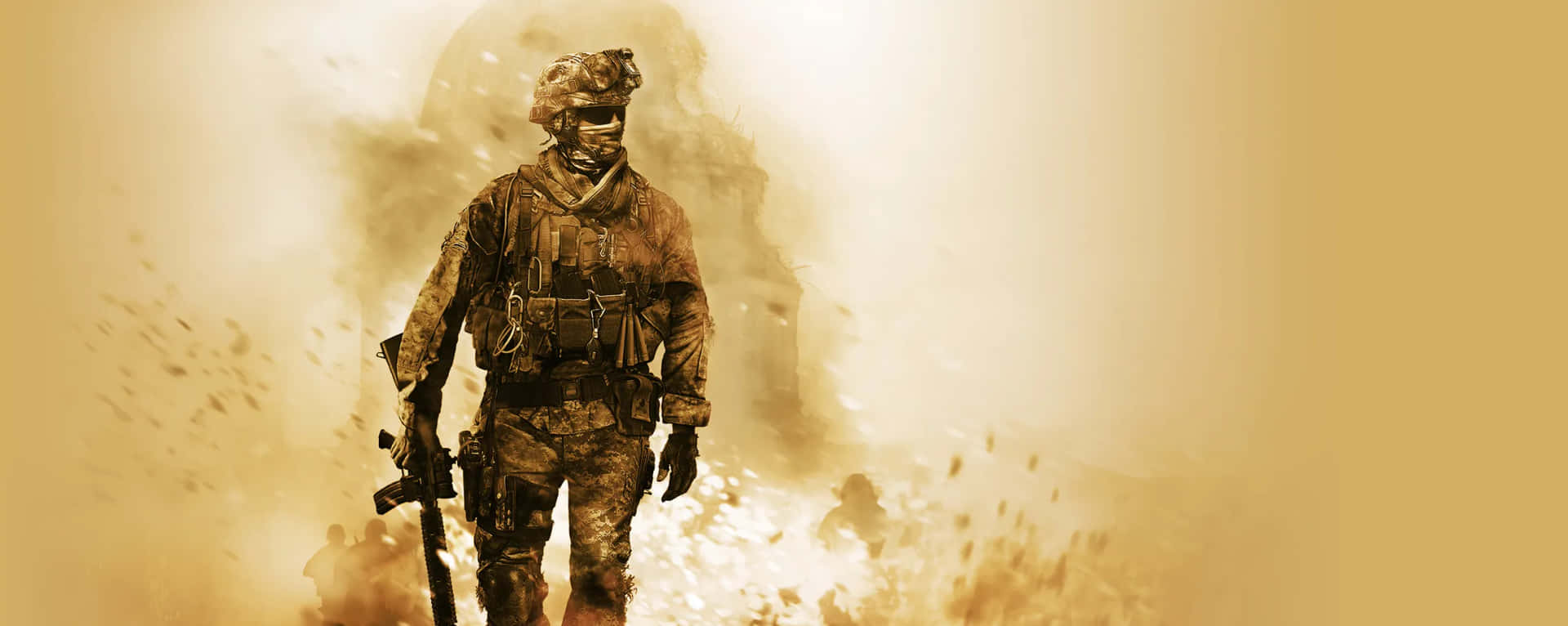 Live Out Your Warzone Action In Call Of Duty Modern Warfare Background