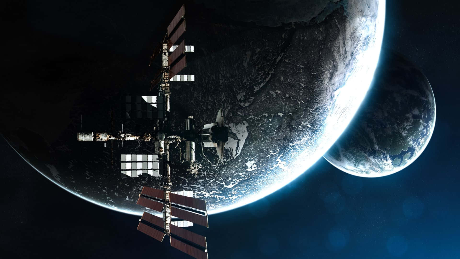 Live Space View: A Breathtaking Astronomical Adventure Background