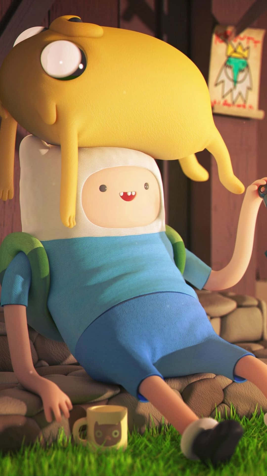 Live The Fun Of Adventure Time With An Iphone Background