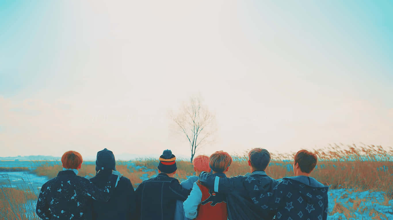 “live Your Life To The Fullest With The Bts Mac” Background