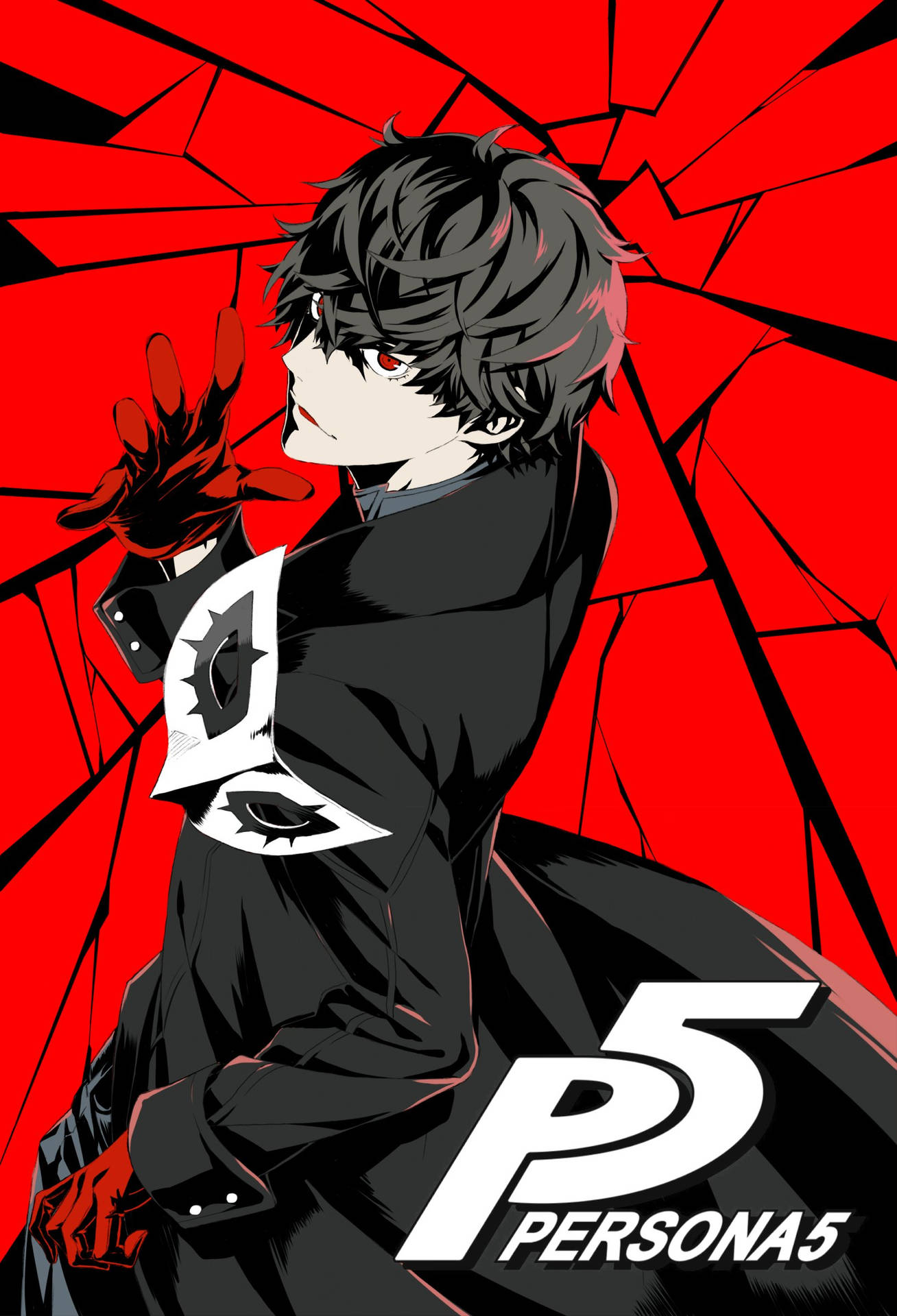 Lively Persona 5 Character Display On Phone Screen