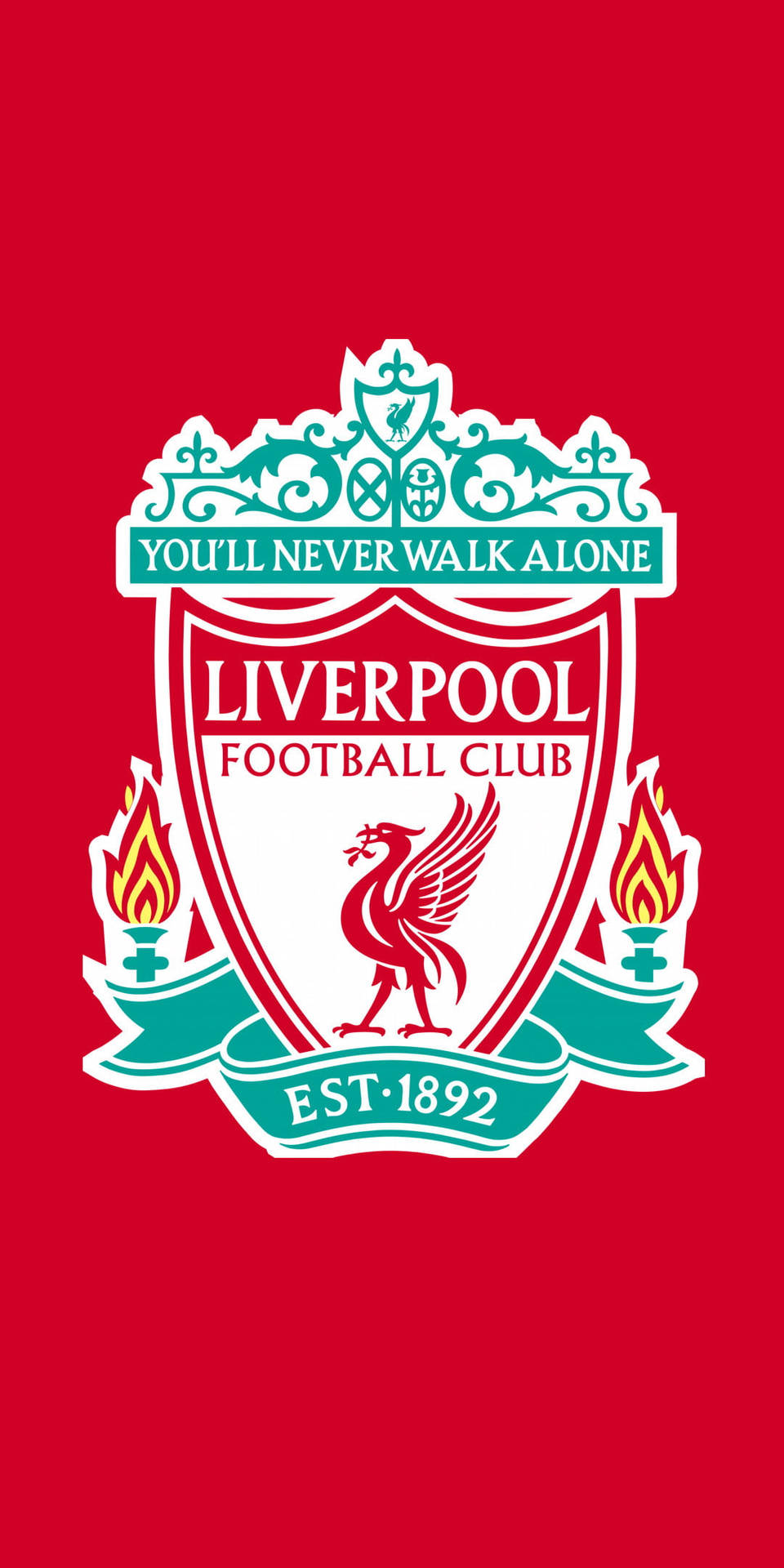 Liverpool 4k Logo With Motto Background