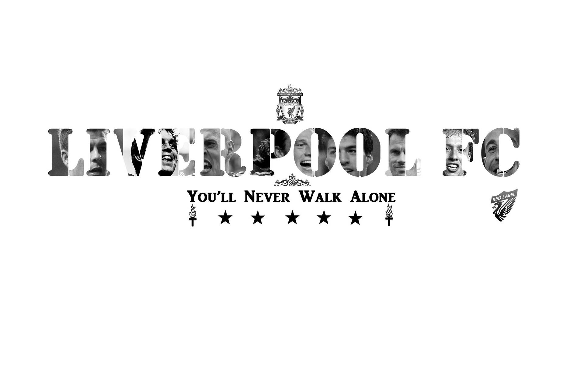 Liverpool Fc Black And White Background