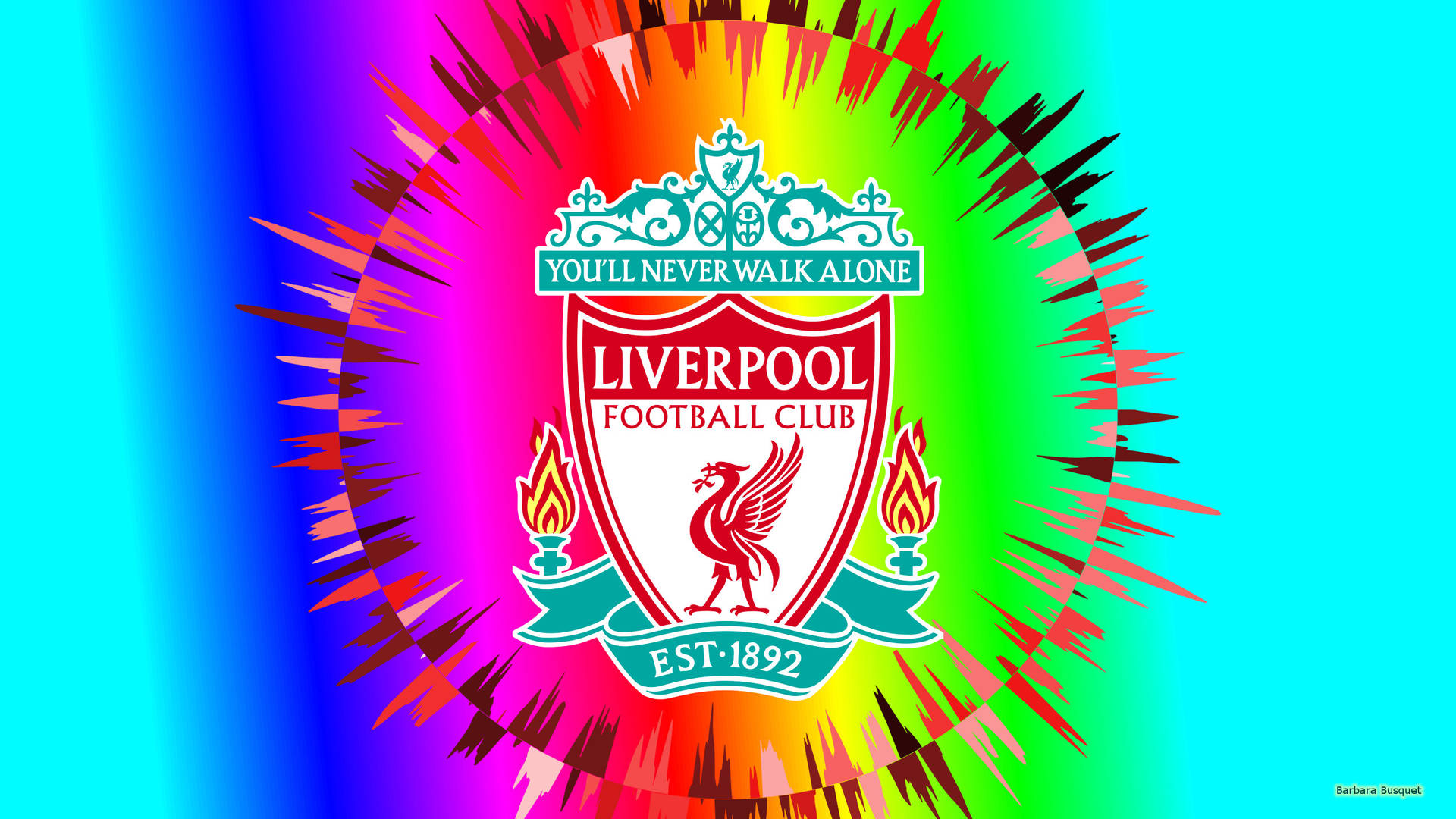 Liverpool Fc Rainbow Background
