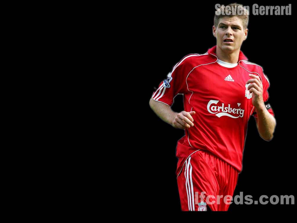 Liverpool Player Sebastian Gerard In Action Background