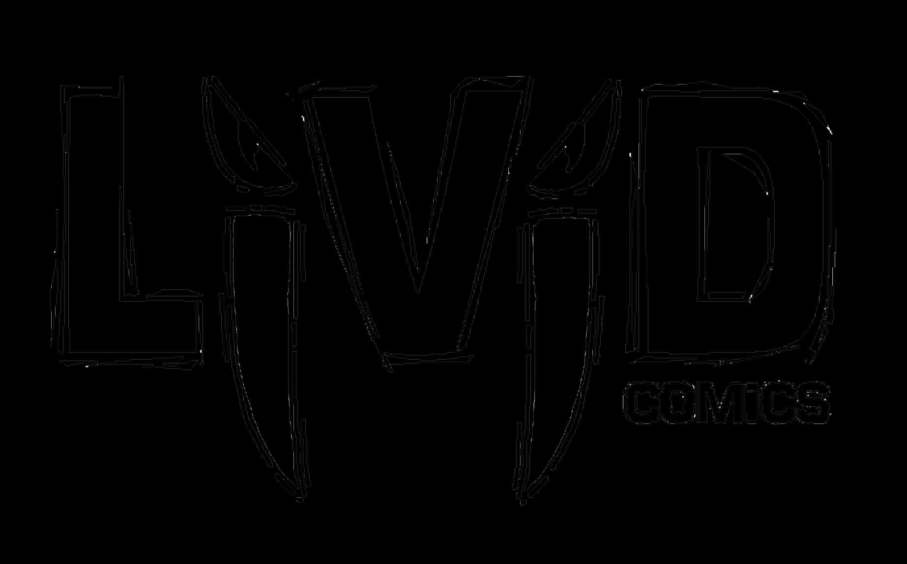 Livid Comics Logo Black Background