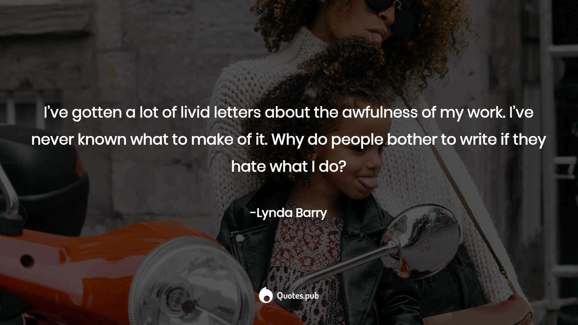 Livid Letters Quote Motorcycle