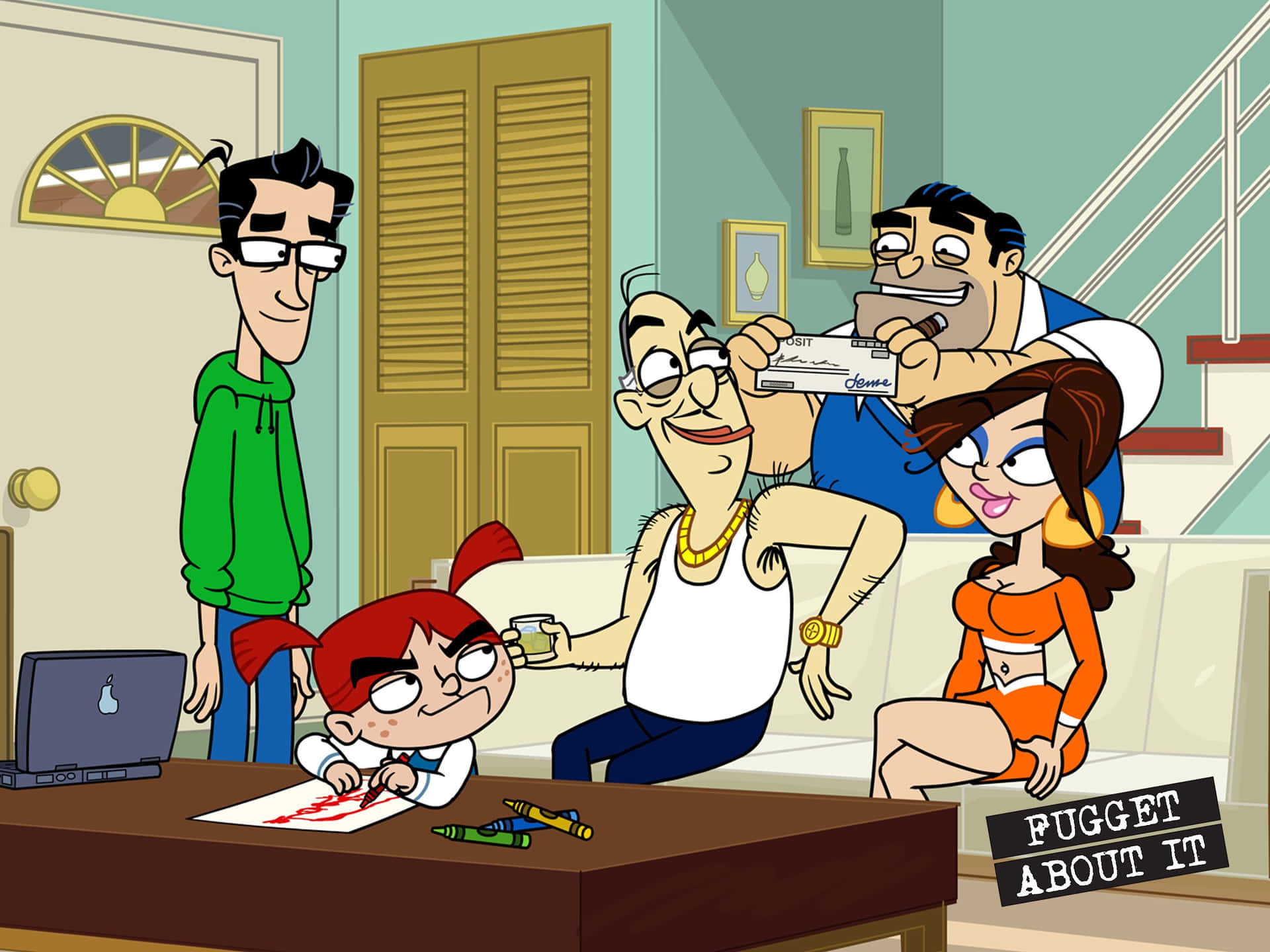 Living Are Falcone Family Fugget About It Background