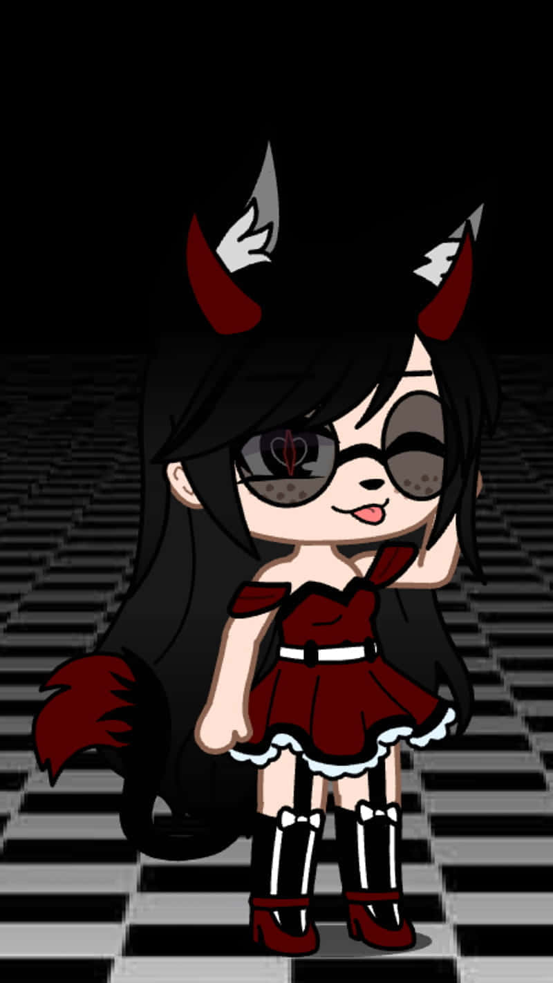 Living It Up As A Bad Boy In Gacha Life Background