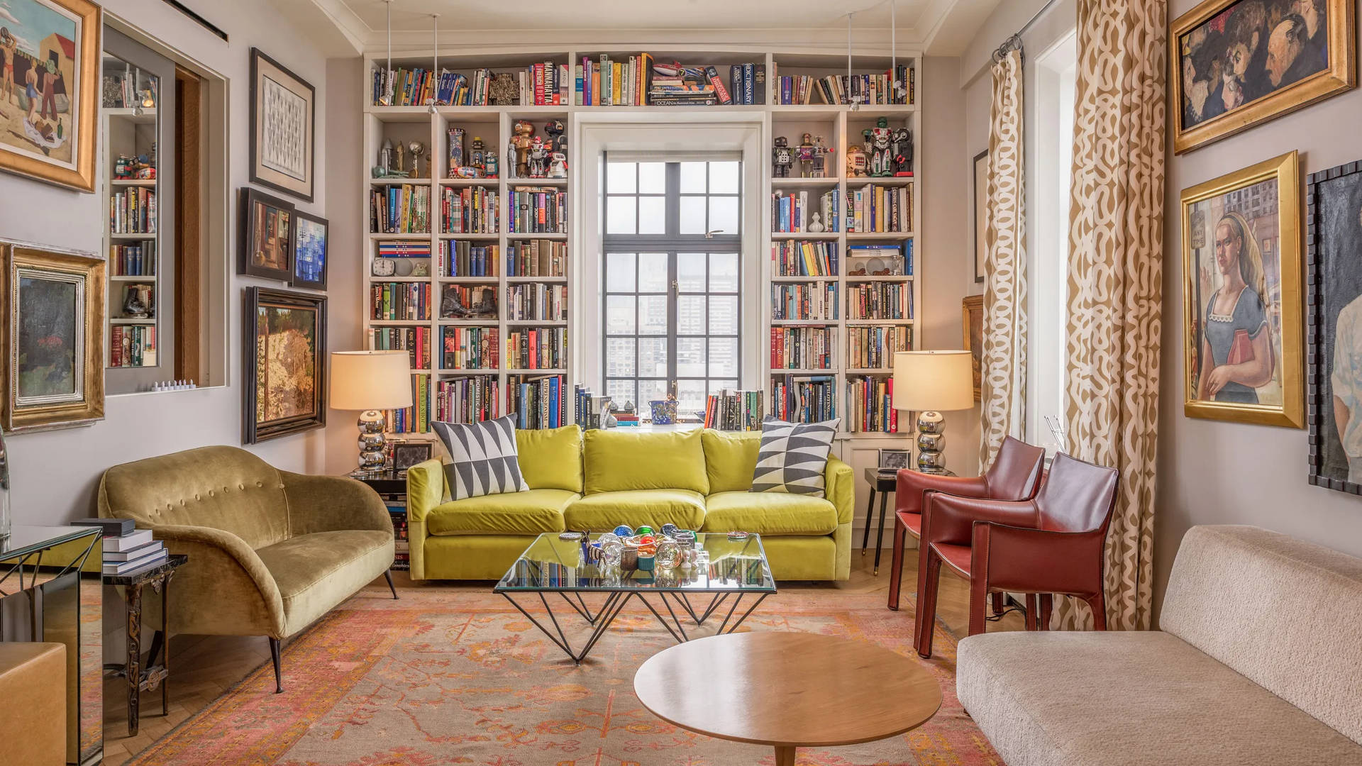 Living Room With Books