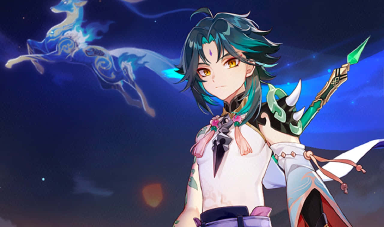 Liyue Lantern Rite Xiao Pfp Background