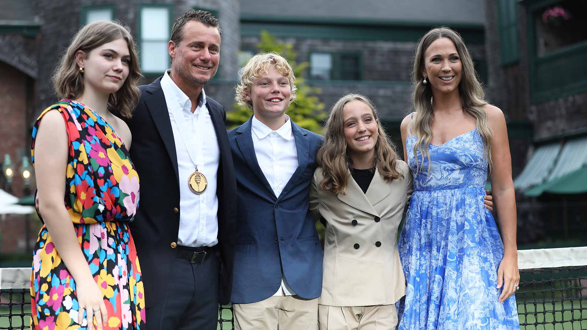 Lleyton Hewitt At The Tennis Hall Of Fame Induction Ceremony 2022 Background