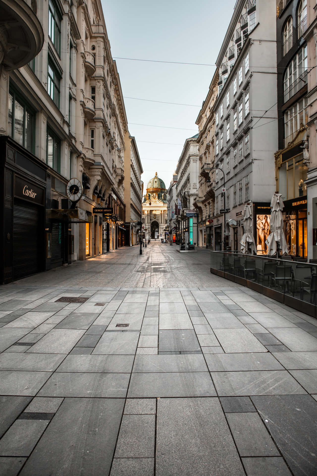 Local Street In Kneza Mihaila Background