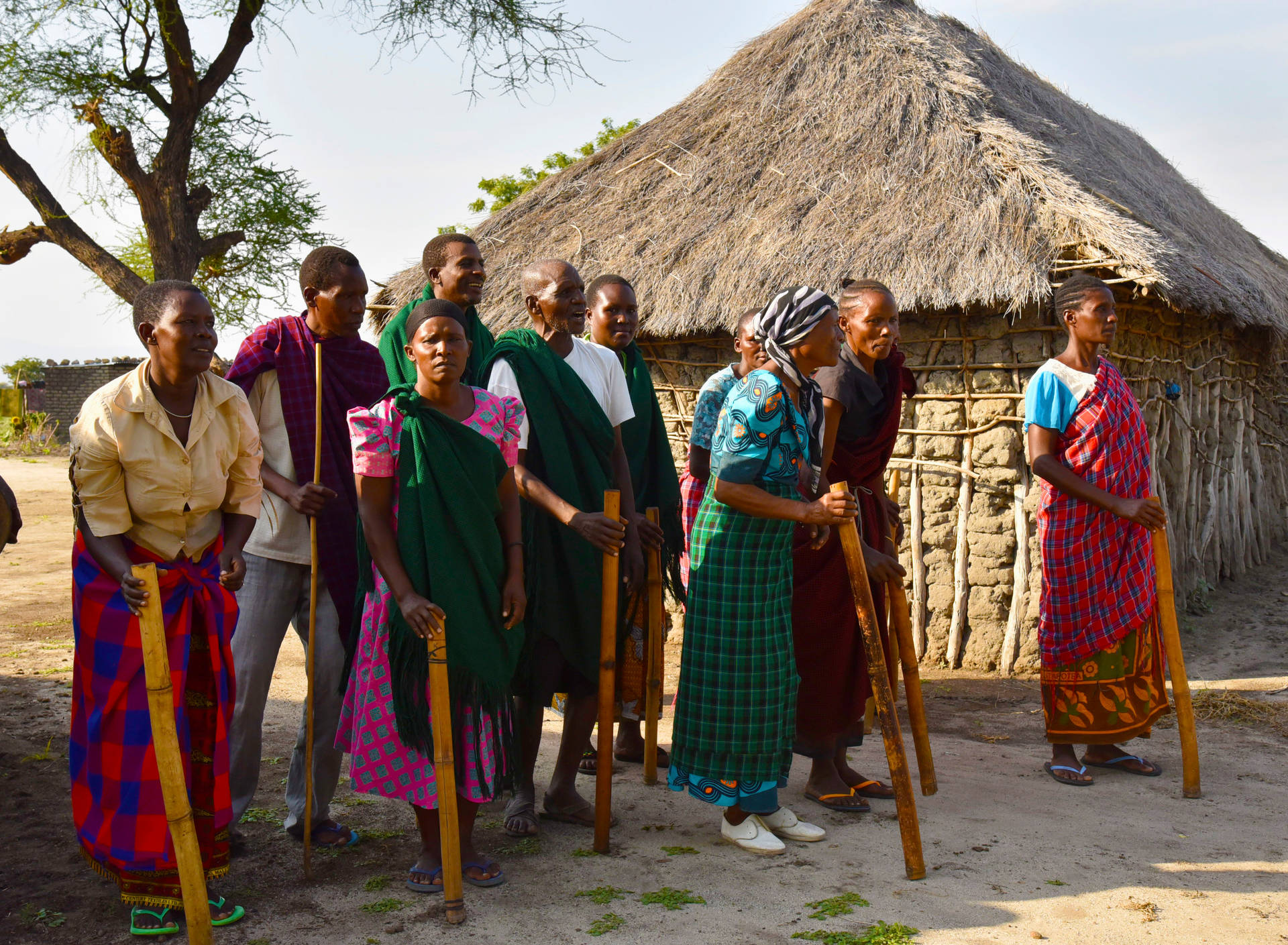 Local Tanzanian People Background