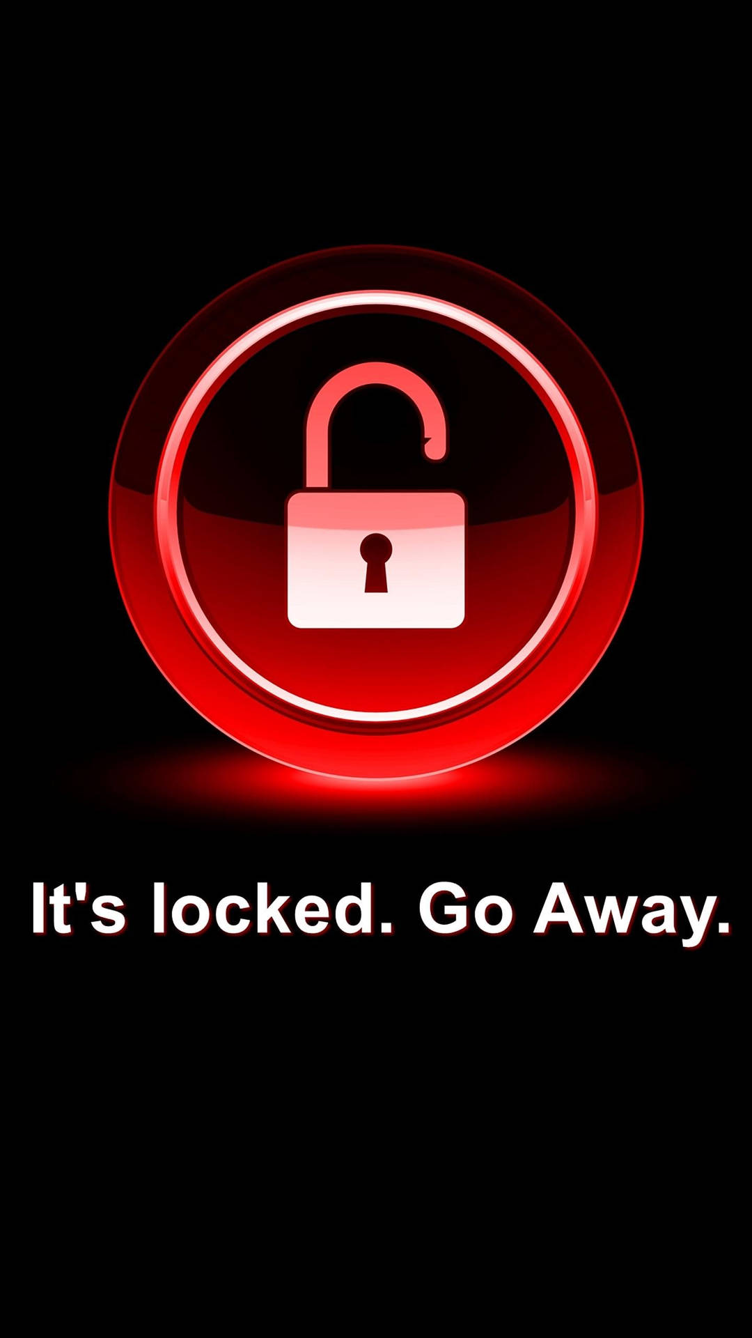 Lock Screen Unlocked Padlock Icon Background