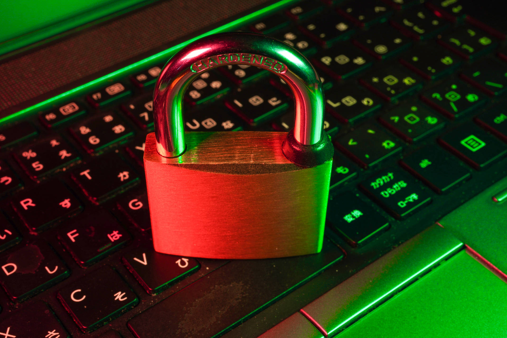 Locked Padlock Cybersecurity Symbol
