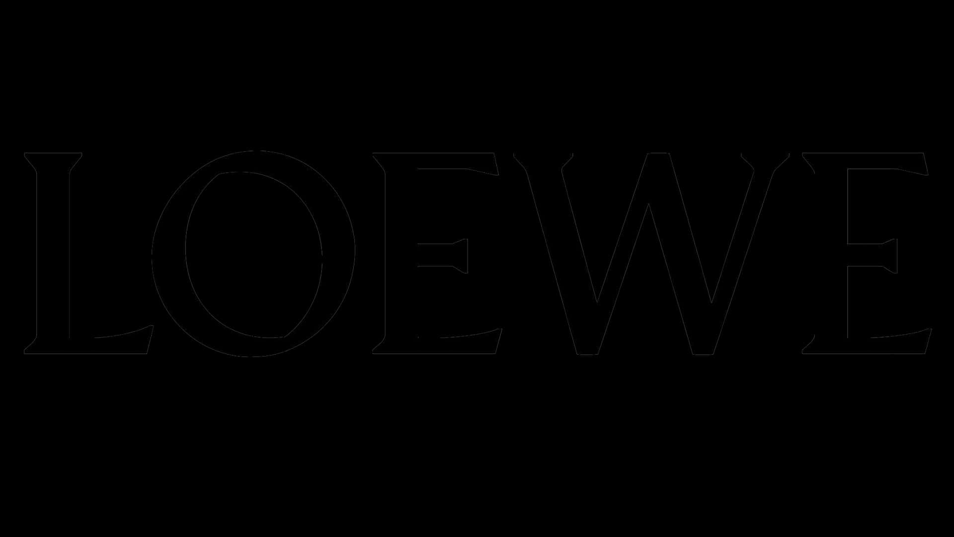 Loewe Text Logo Background