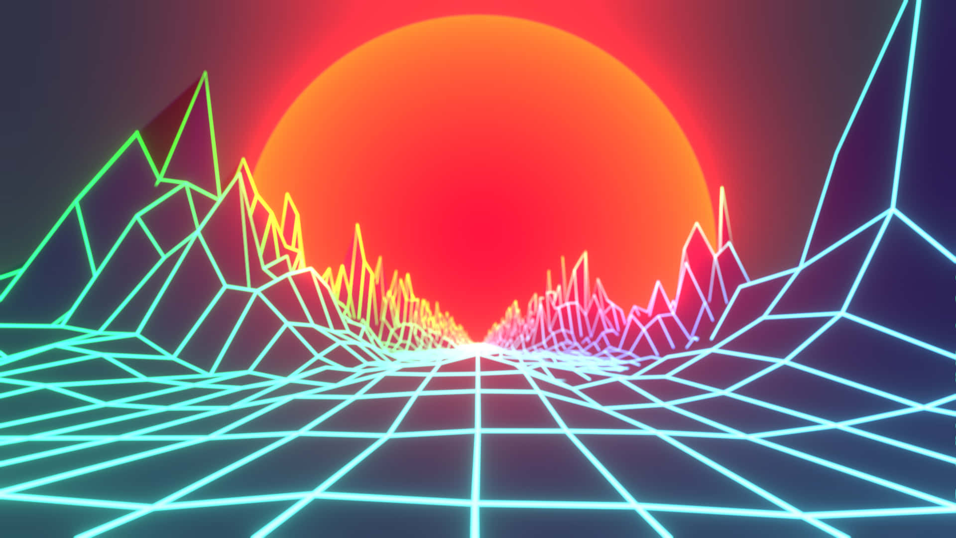 Lofi Desktop Desktop Filled With Colorful Daisy Flowers Background