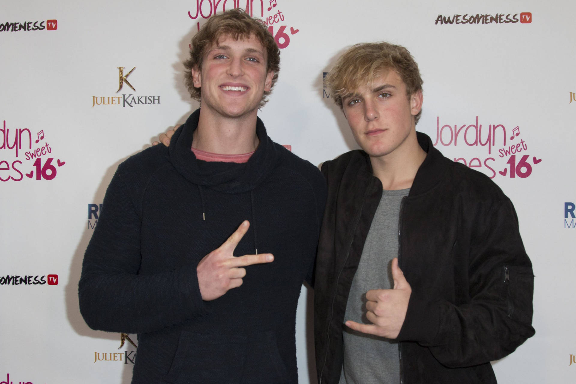 Logan Paul With His Brother