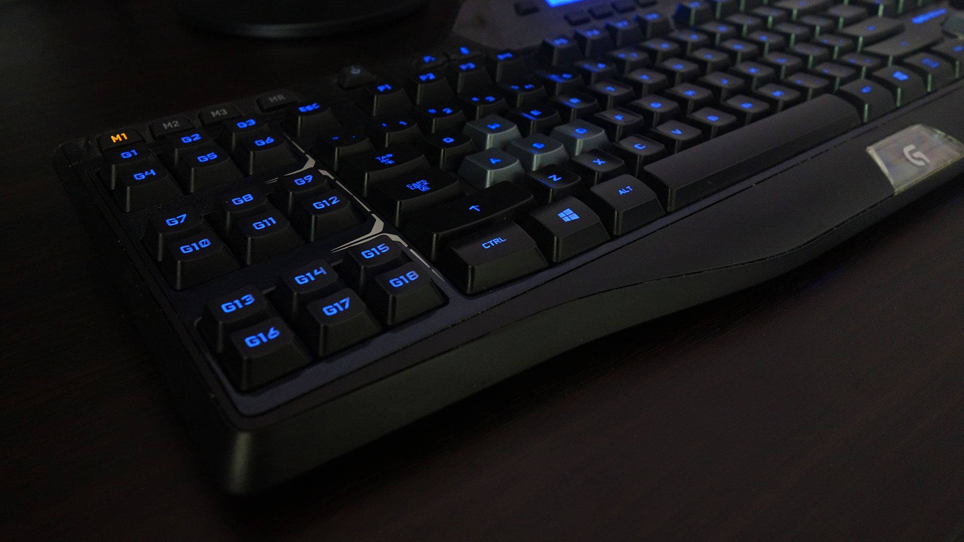 Logitech Black Keyboard Background