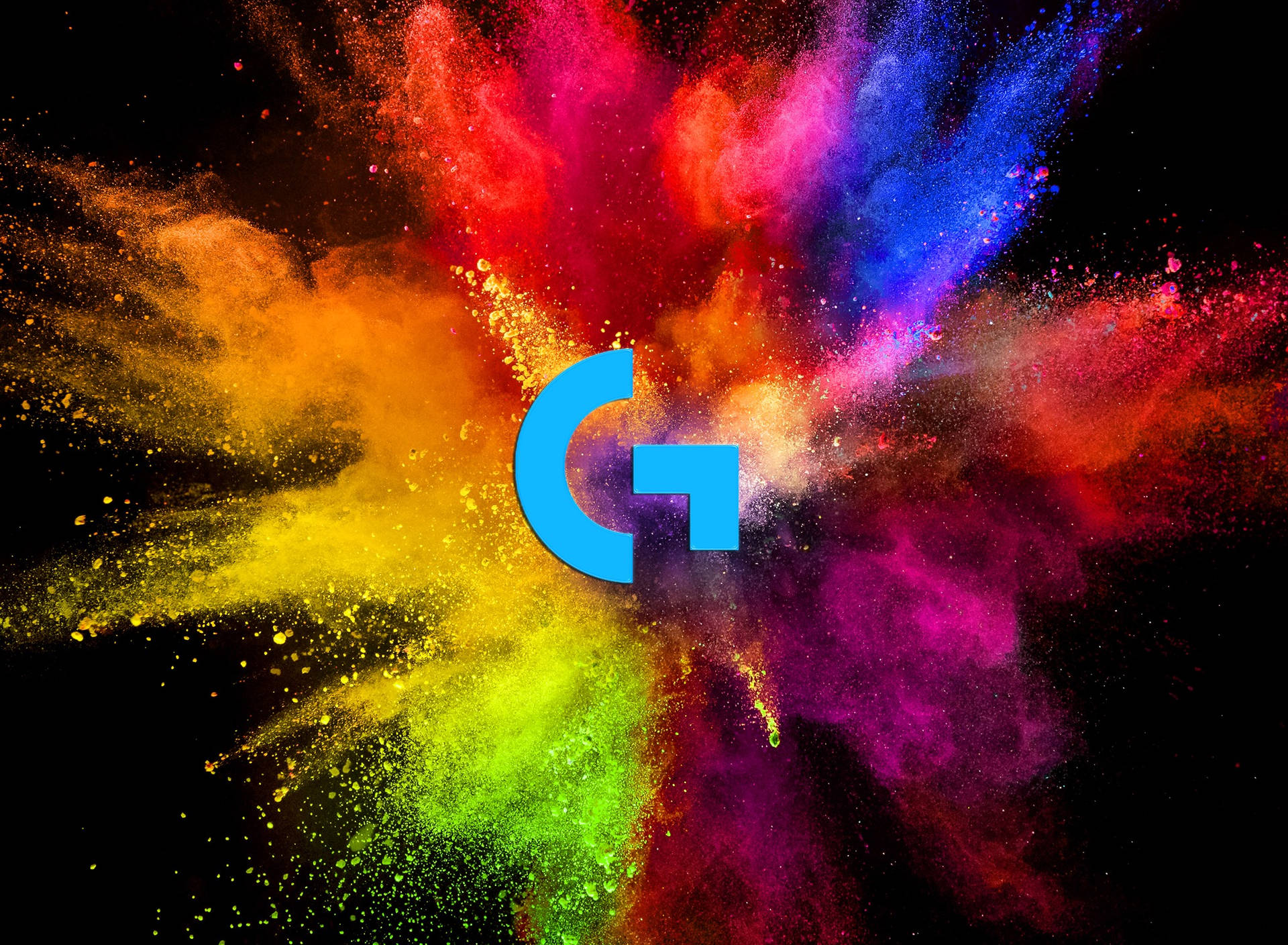 Logitech Colorful Explosion Background
