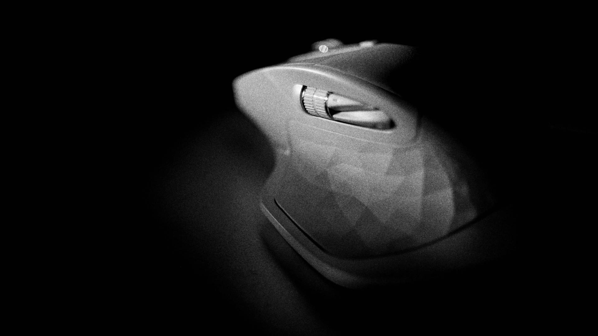 Logitech Mouse Back View Background