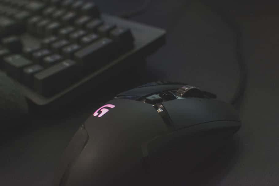Logitech Peripheral Mouse Device Background