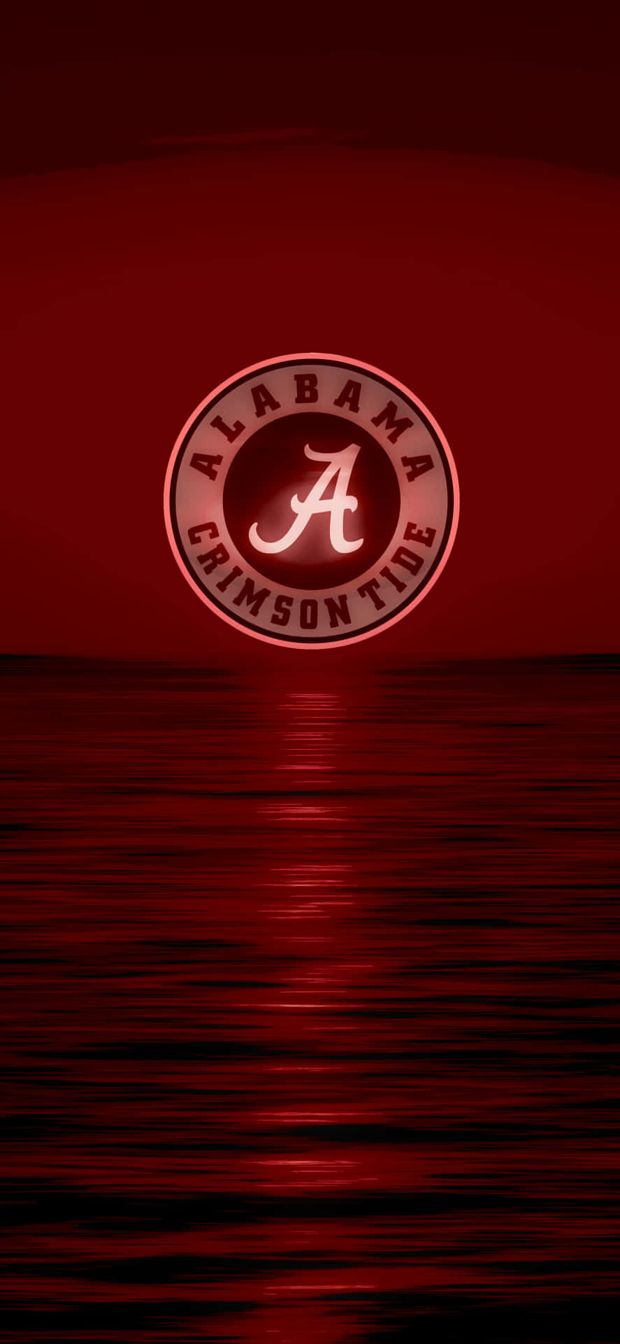 Logo For The University Of Alabama Football Team Background