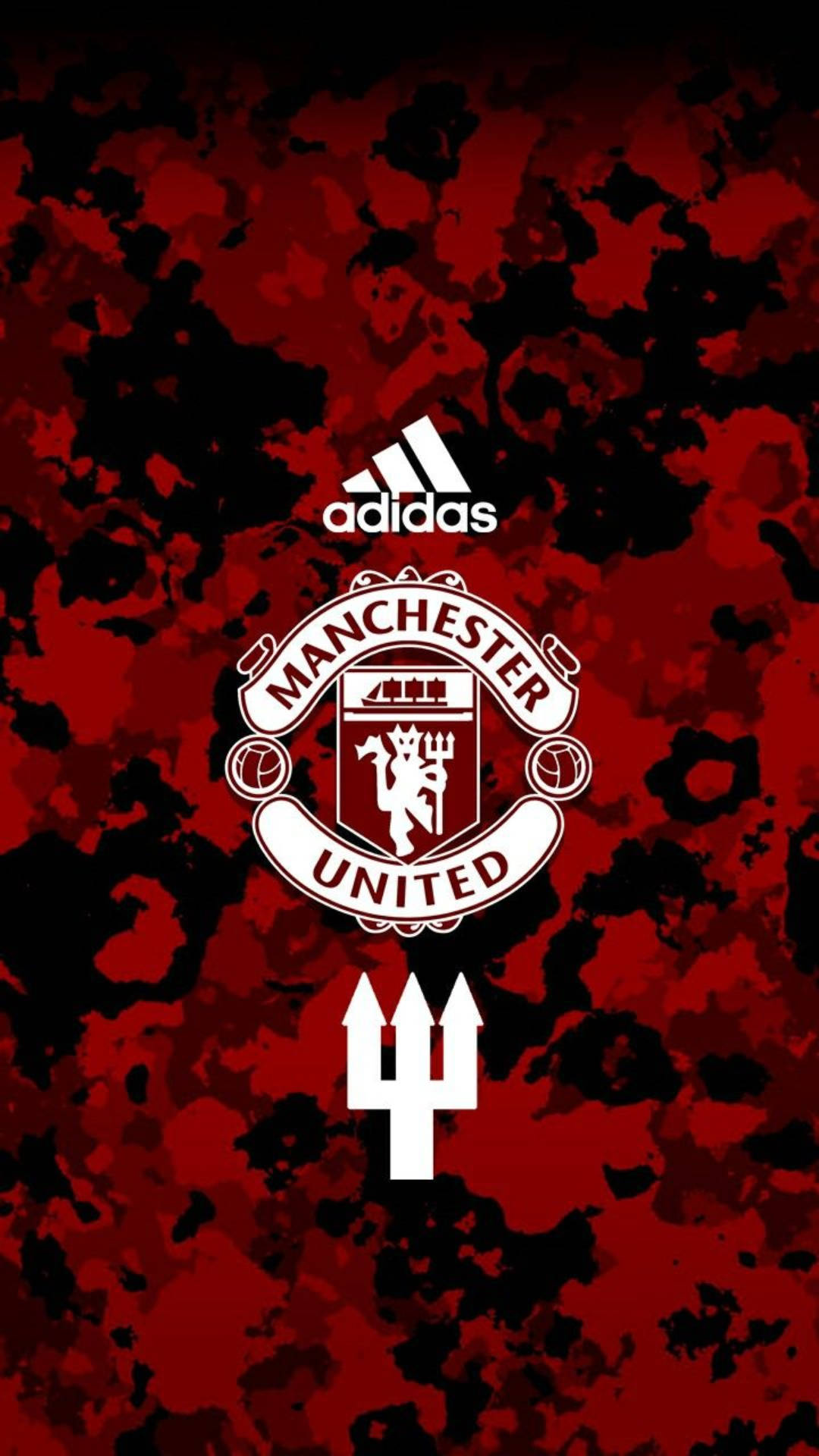 Logo Of Adidas On Manchester United Mobile