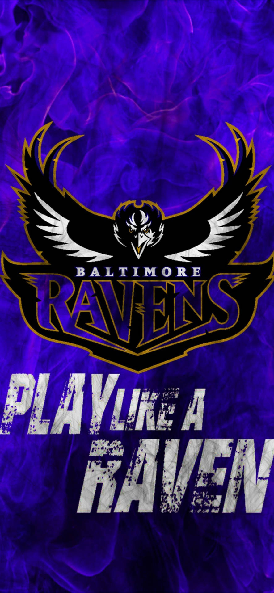 Logo Of Baltimore Ravens Football Team Background