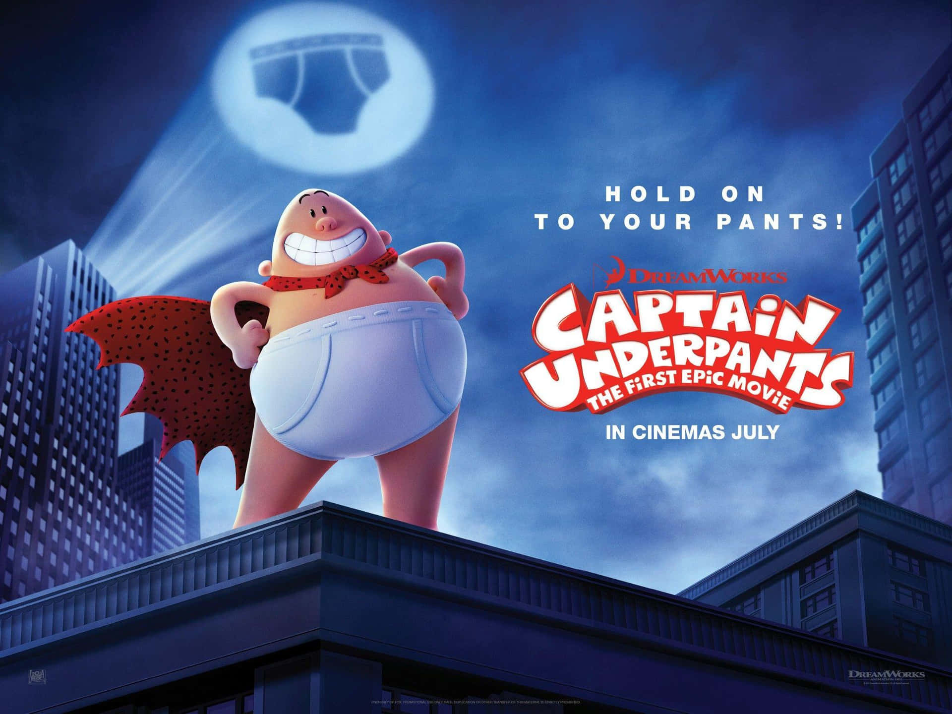 Logo Of Captain Underpants: The First Epic Movie Background