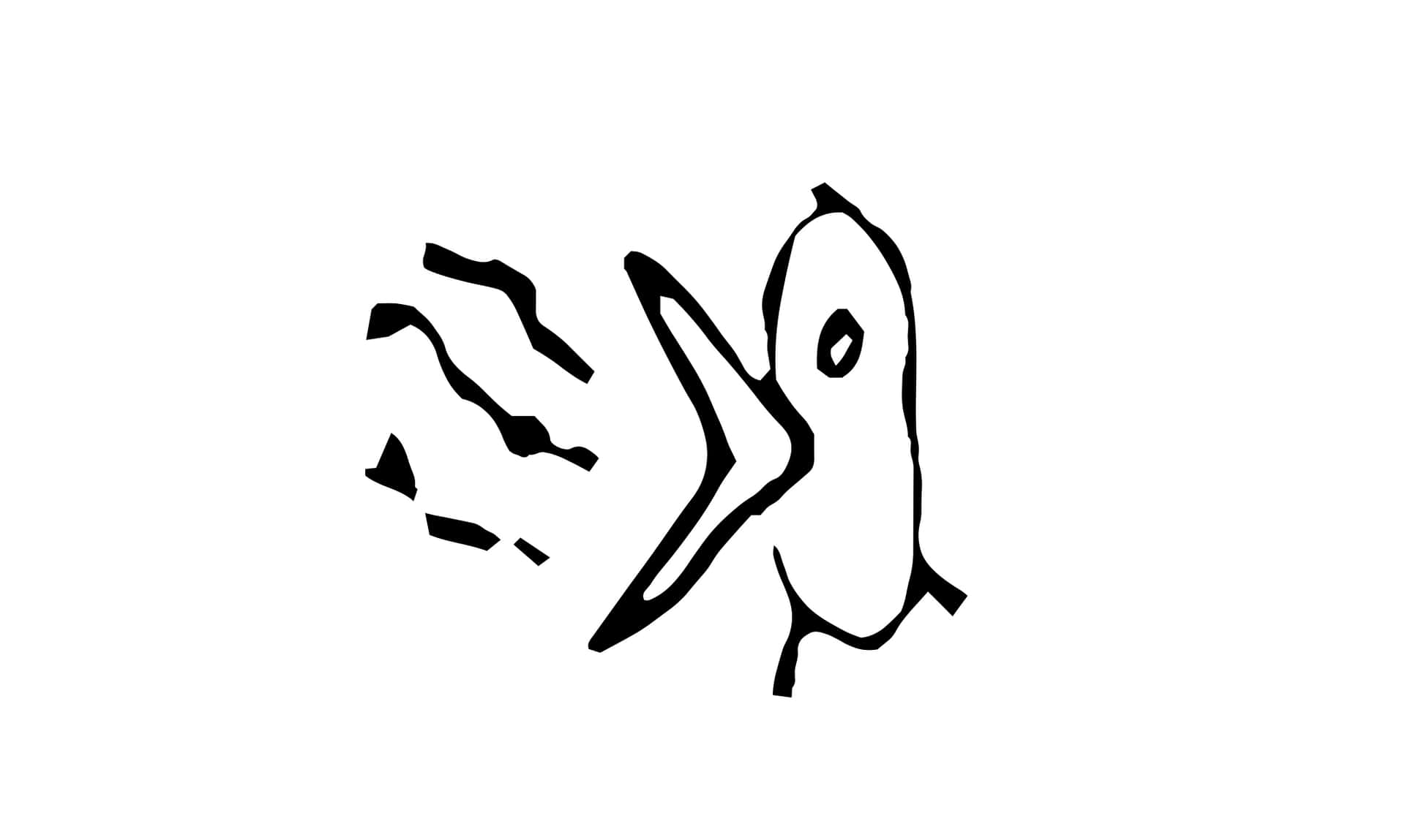 Logo Of Late American Hip-hop Artist Lil Peep Background