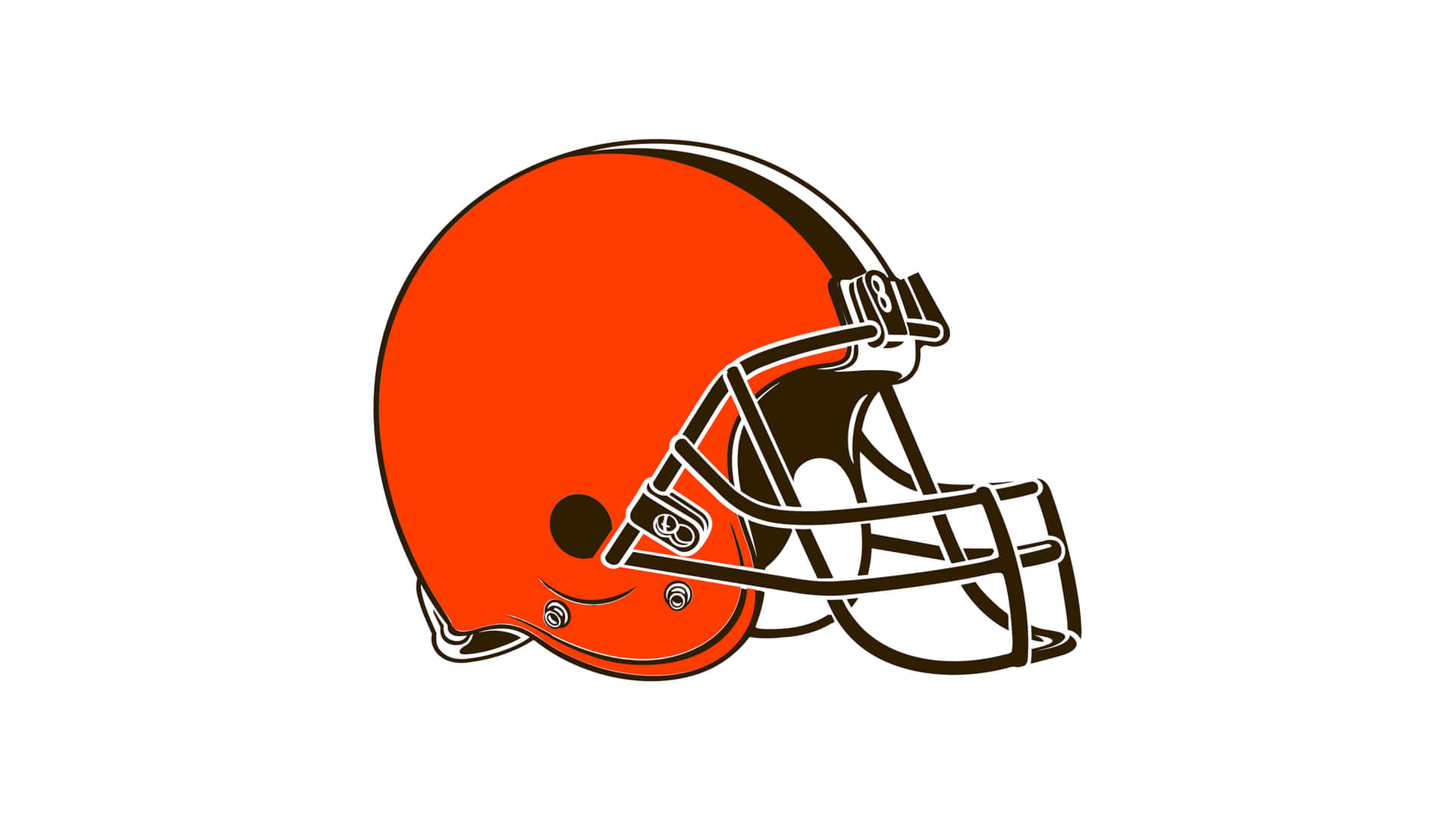 Logo Of The Cleveland Browns In National Football League Background